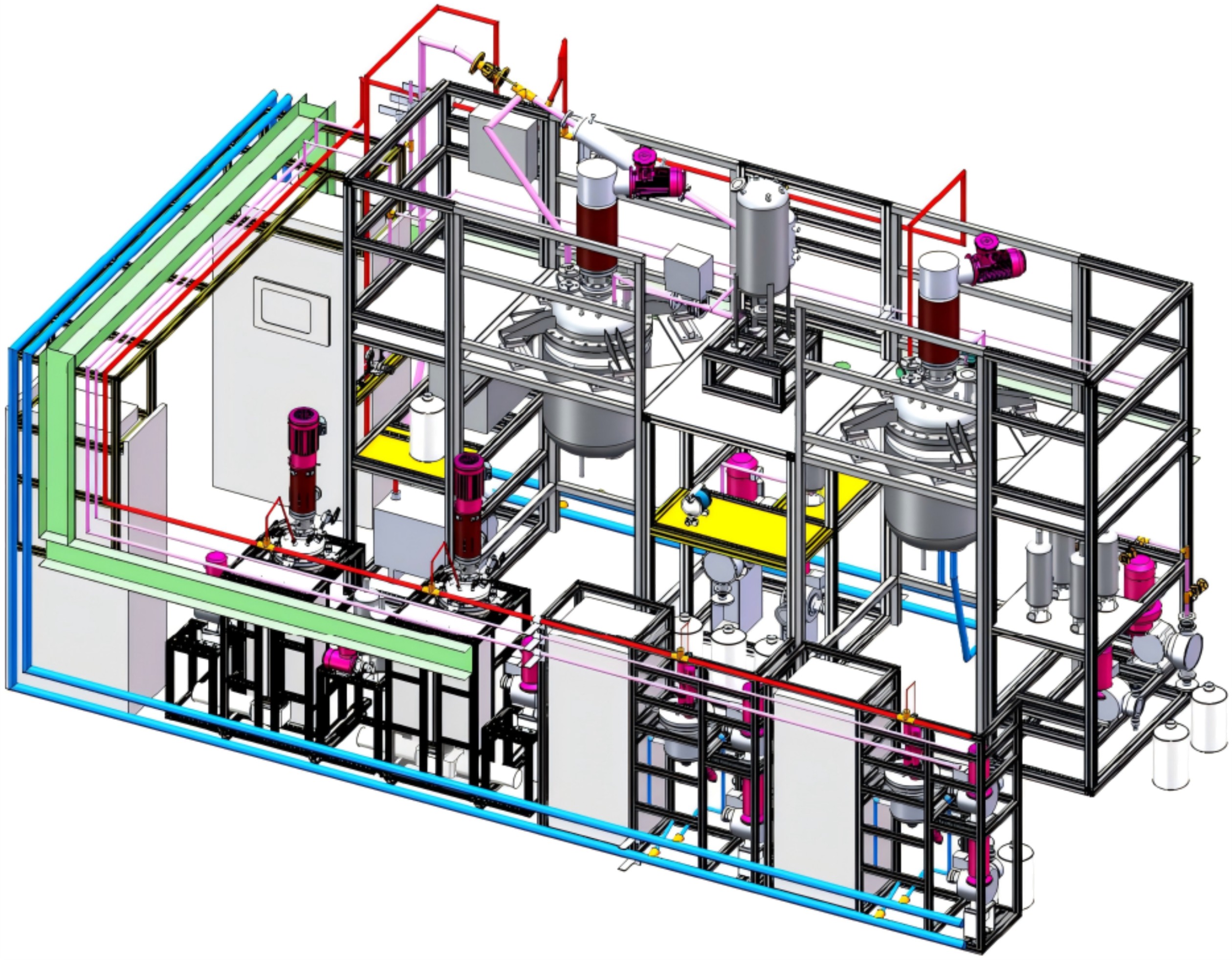 Demonstration plant skid engineering model
